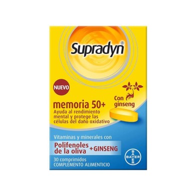 SUPRADYN MEMORIA 50+ 30 COMPRIMIDOS