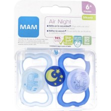 CHUPETE SILICONA MAM AIR 6+ N PACK DOBLE