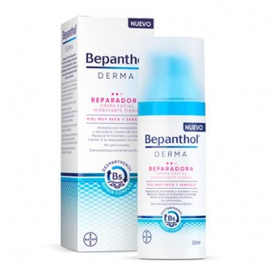 BEPANTHOL DERMA CREMA FACIAL REPARADORA HIDRATANTE DIARIA 50 ML