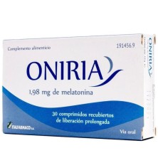 ONIRIA 30 COMPRIMIDOS RECUBIERTOS