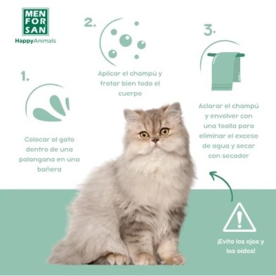 MENFORSAN CHAMPU GATOS INSECTOS