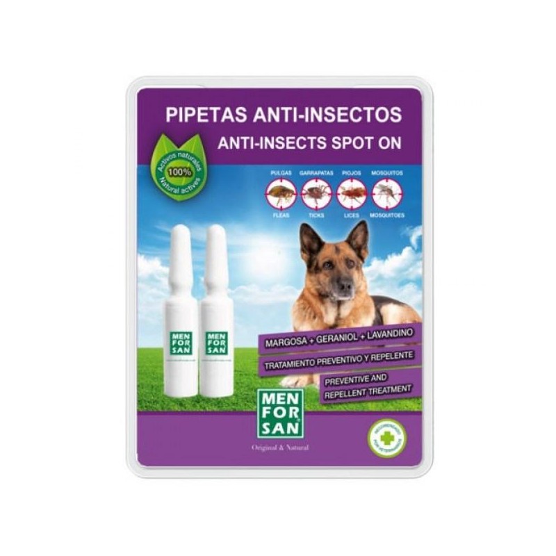 MENFORSAN PIPETAS ANTI-INSECTOS PARA PERROS