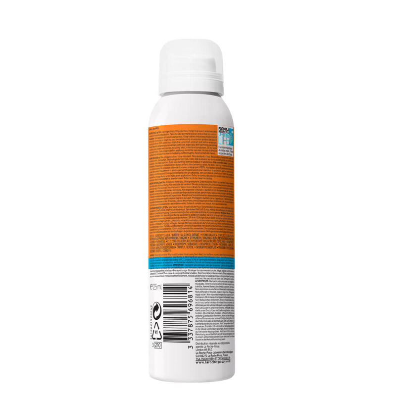 ANTHELIOS SPF- 50+ DERMOPEDIATRICS SPRAY LA ROCHE POSAY 125 ML