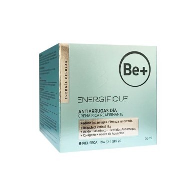 BE+ ENERGIFIQUE ANTIARRUGAS DIA REAFIRMANTE PIEL SECA 50 ML