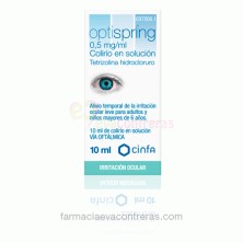OPTISPRING 0,5 MG/ML COLIRIO EN SOLUCION 1 FRASCO 10 ML