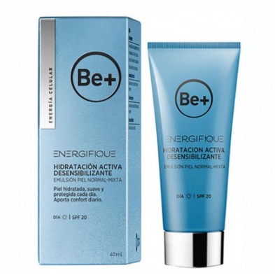 BE+ ENERGIFIQUE HIDRATACION ACTIVA DESENSIBILIZANTE EMULSION PIEL NORMAL-MIXTA SPF 20 40 ML